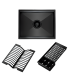 CANAL HUMEDO FH 500*400*110MM EN COLOR GUN BLACK 