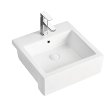 LAVABO BLANC FH-319 480*480*170 SEMIE/WHITE