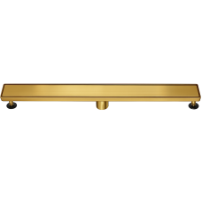 DESAGUE LINEAL INOXIDABLE DORADO 90 CM