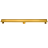 DESAGUE LINEAL INOXIDABLE DORADO 150 CM