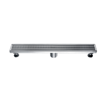 Desagüe Lineal Dawn 90 cm en Acero Inoxidable - Diseño Moderno con Rejilla - Acabado Acero Satinado – LWN360304