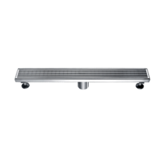 Desagüe Lineal Dawn 90 cm en Acero Inoxidable - Diseño Moderno con Rejilla - Acabado Acero Satinado – LWN360304