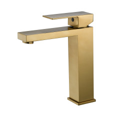 GRIFO MONO MEDIO THAMES ORO CEPILLADO