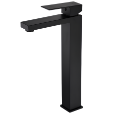 GRIFO MONO ALTO THAMES NEGRO MATE
