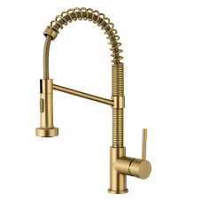 GRIFO COCINA DORADO CEPILLADO GOURMET