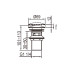 VALVULA DE DESAGUE P/LAVABO 900072GUB 32MM