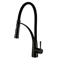 GRIFO MEZCLADOR ECOFLEX  PULL-OUT COLOR NEGRO MATTE