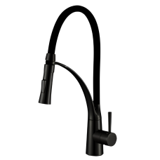 GRIFO MEZCLADOR ECOFLEX  PULL-OUT COLOR NEGRO MATTE