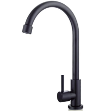 GRIFO DE PAREDE ECOSLIM EN COLOR NEGRO FOSCO