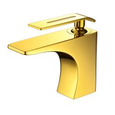 GRIFO MONOMANDO BAJO CATANIA COLOR DORADO PULIDO