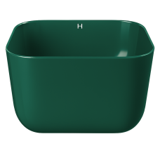 LAVABO A561 ART BASIN 365*365*255MM COLOR DARK GREEN