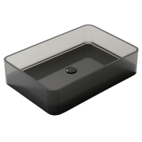 LAVABO SENSOC FH-A30T 600*400*150MM DE APOYO COLOR BLACK