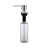 DISPENSADOR DE JABON COLOR CROMADO