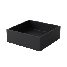 LAVABO MARBLE 400*400*120 COLOR NEGRO MATE DE SOBREPONER