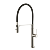 GRIFO MONO COCINA BRATTI DOK NÍQUEL