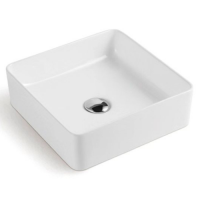 LAVABO ART 370*370*120 WHITE APOYO/W BRATTI