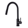 GRIFO SIENA MONO COCINA PULL OUT BRATTI NEGRO MATTE 