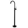 GRIFO SIENA MONO DE PISO BRATTI NEGRO MATTE 