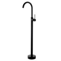 GRIFO SIENA MONO DE PISO BRATTI NEGRO MATTE 