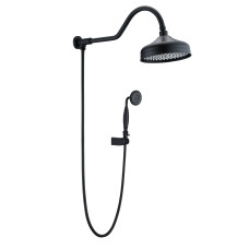 DUCHA CON DESVIADOR PRETO FOSCO CLASSICAL