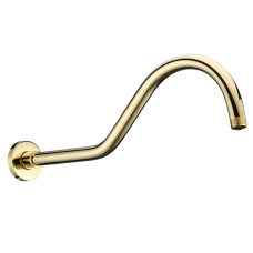 BRAZO DE PARED CON 380MM PARA DUCHA CLASSICAL COLOR DORADO PULIDO