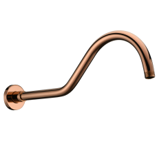 BRAZO DE PARED CON 380MM PARA DUCHA CLASSICAL COLOR ROSE GOLD