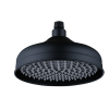 DUCHA CLASSICAL SIN BRAZO CON 210MM COLOR NEGRO MATTE