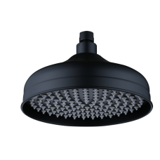DUCHA CLASSICAL SIN BRAZO CON 210MM COLOR NEGRO MATTE