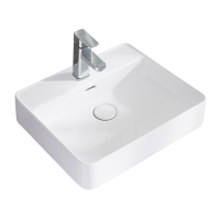LAVABO BLANC FH-471 455*455*140MM APOYO/WHITE