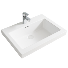 LAVABO BLANC FH-387 620*495*185MM SOBRE/WHITE