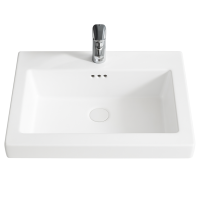 LAVABO BLANC FH-394 545*490*85MM SOBRE/WHITE