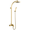 DUCHA DE PARED DORADO CEPILLADO THAMES