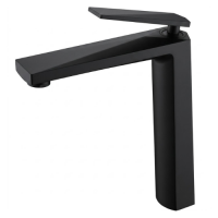 GRIFO MONO ALTO DIAMOND NEGRO MATTE