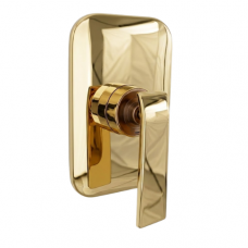 MEZCLADOR SIN DESVIADOR PARA DUCHA MONO S85 COLOR DORADO PULIDO
