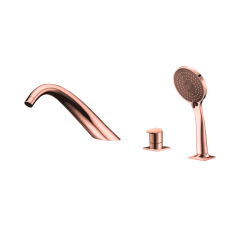 GRIFO MONO C/ DUCHA ROSE GOLD