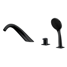 GRIFO MONO C/DUCHA ISEO NEGRO MATE