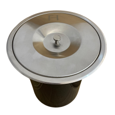 BASURERO  SLIMBIN  25CM REDONDO SATINADO
