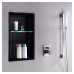 NICHO PARA BAÑO FNIBN2414MB 35.5*61CM NEGRO 
