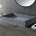 LAVABO SLED 600*400*120 COLOR GREY PATTERN DE SOBREPONER