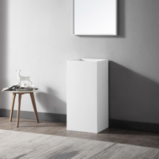 LAVABO PEDESTAL MARBLE  480*480*850 COLOR BLANCO MATE